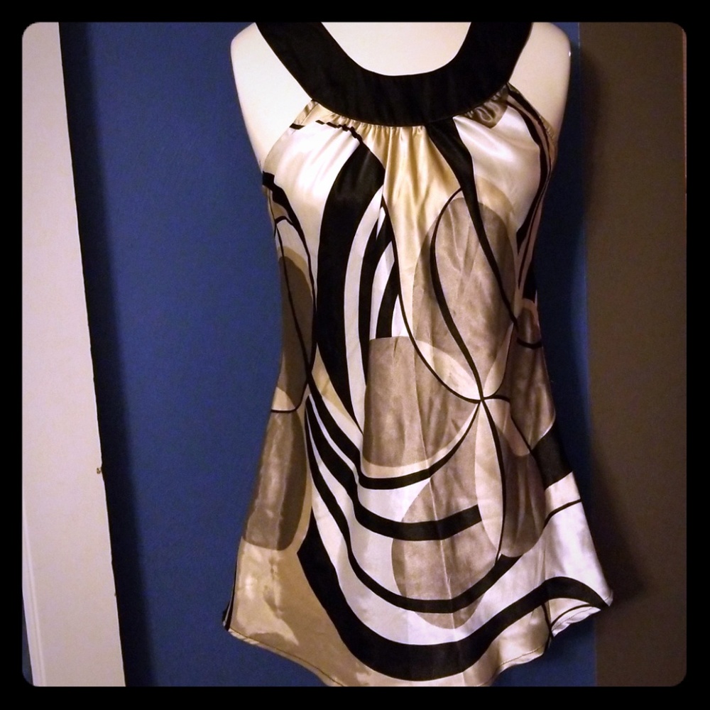 Juniors satin top